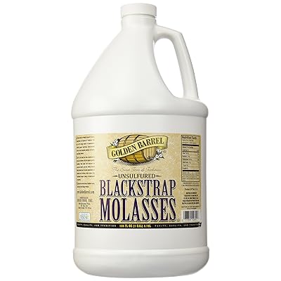 Golden Barrel Bulk Unsulfured Blackstrap Molasses Jug (128 Fl Oz)