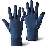 Brook + Bay Women's Cold Weather Gloves - Touchscreen Fleece Gloves for Texting