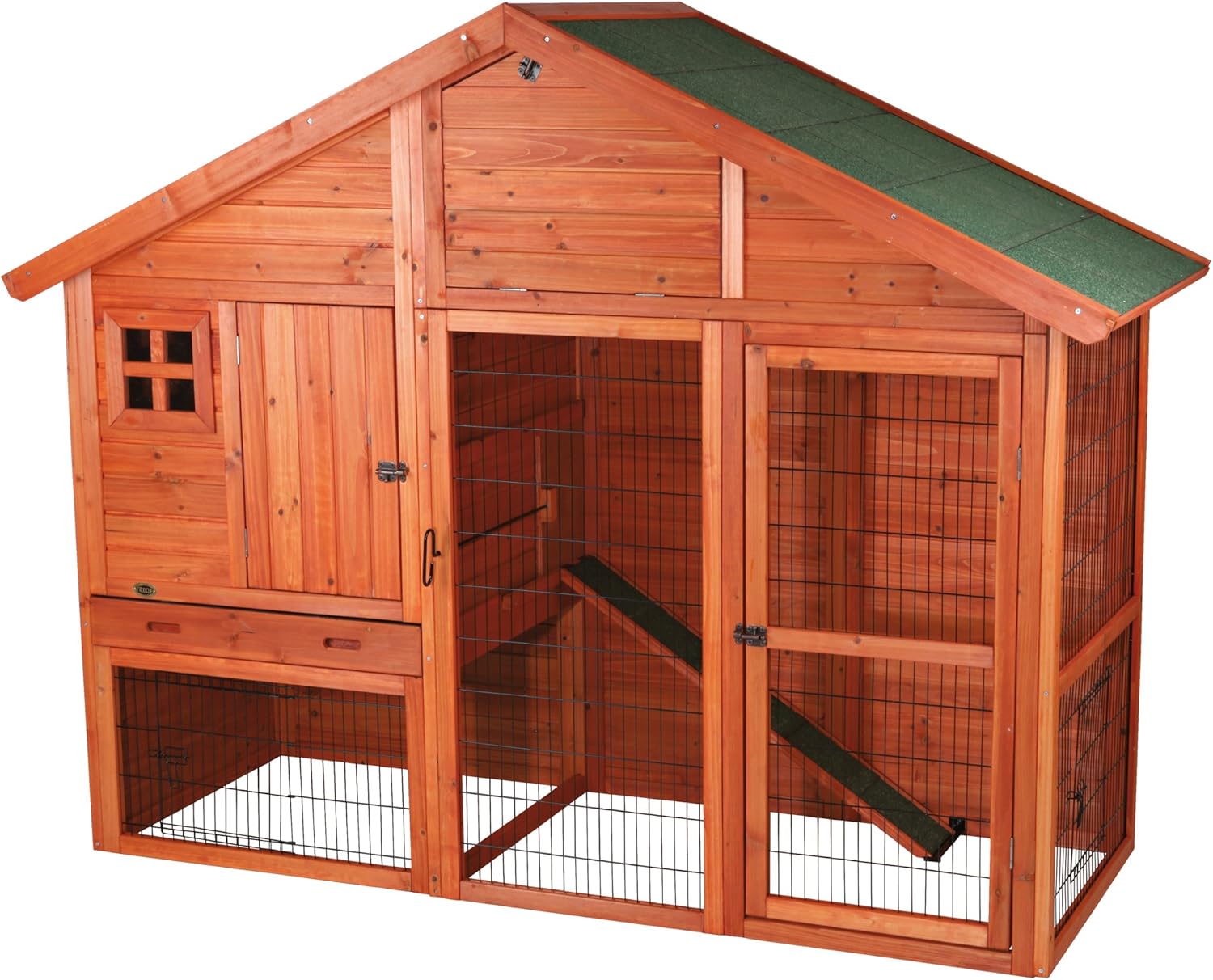 trixie extra large rabbit hutch with attic