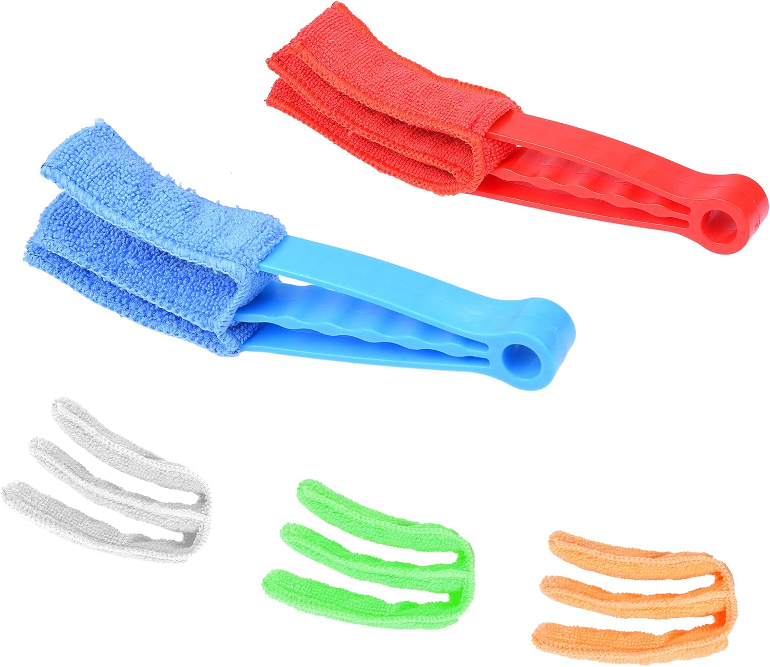 Window Blind Cleaner, 2 Clamps and 5 Removable Sleeves, Ideal Duster Cleaning Tool for Blinds Shutters, Shades - Image 3