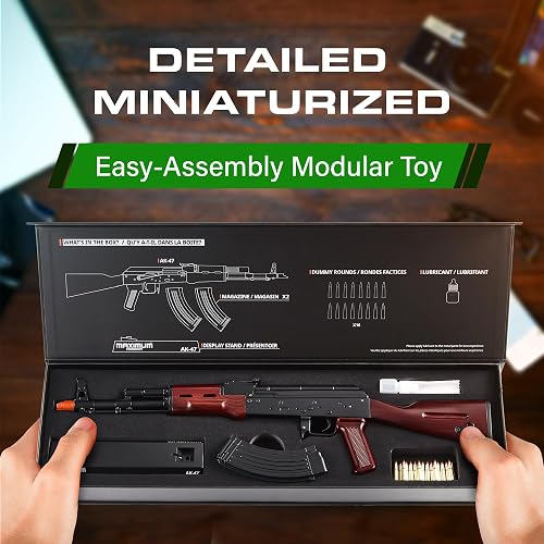 MAXIMUM ARMORY Miniature AK-47 Model Kit 1:1.67 Scale - No Firing