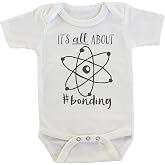 Witty and Bitty It's All About Bonding Science Chemistry Atomic Onesie Bodysuit