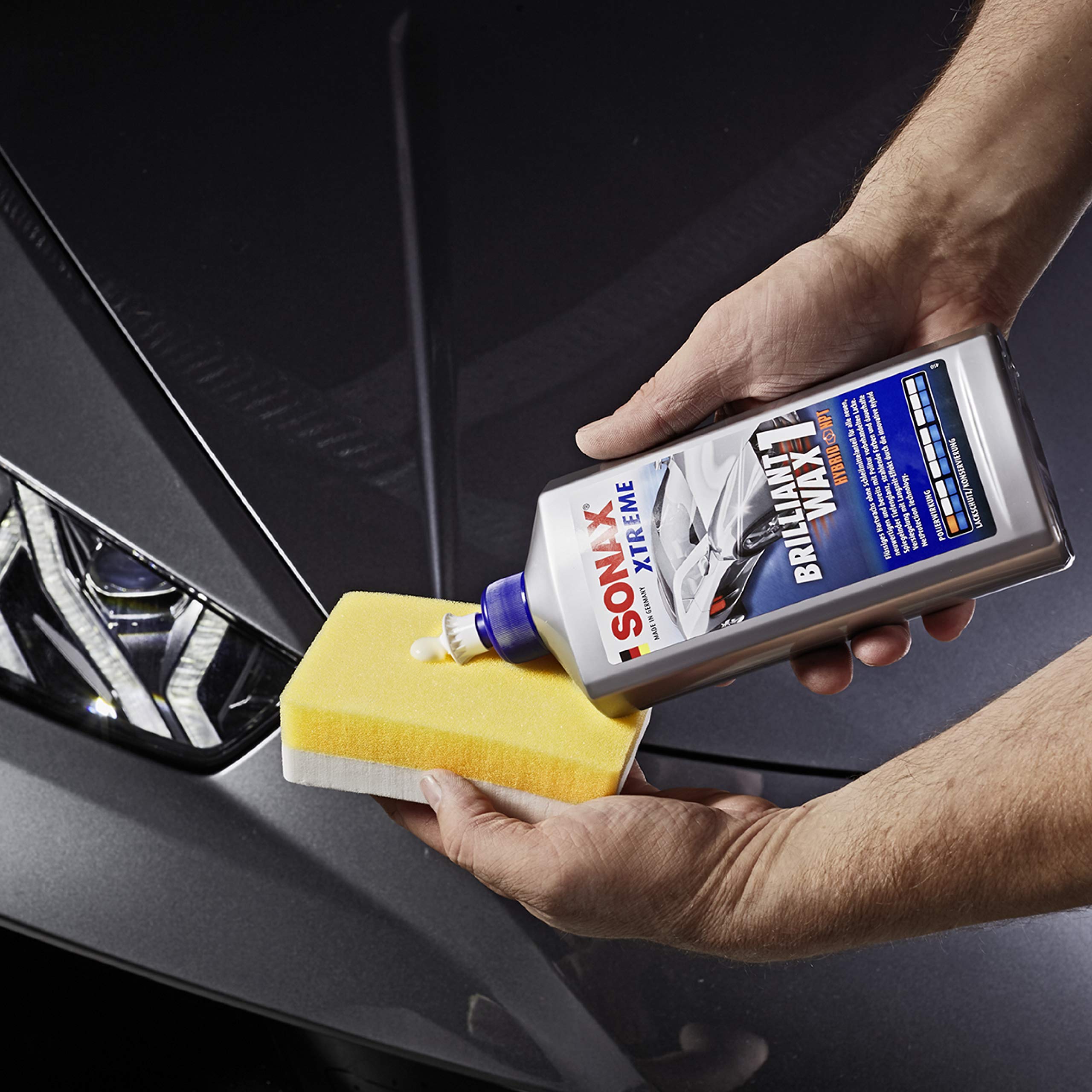 SONAX XTREME BrilliantWax 1 Hybrid NPT (500 ml) flüssiges Hartwachs ohne Schleifmittelanteil | Art-Nr. 02012000 4