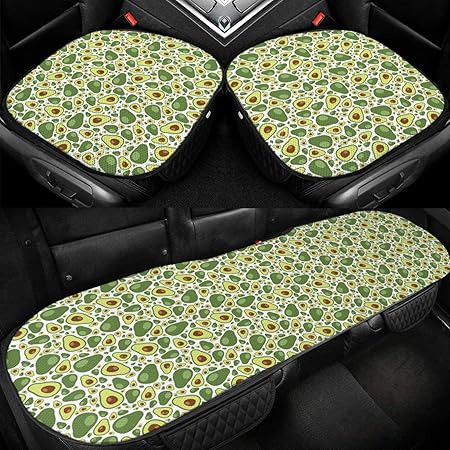 Amazon カーシート グアバ種子 グアバ種子 車の座布団 クッション 座布団 車クッション シートクッション カーシートカバー シートカバーセット ペットパッド 椅子クッション カー用品 四季汎用 滑り止め 通気性 車用 自宅用 オフィス 3点セット シートクッション