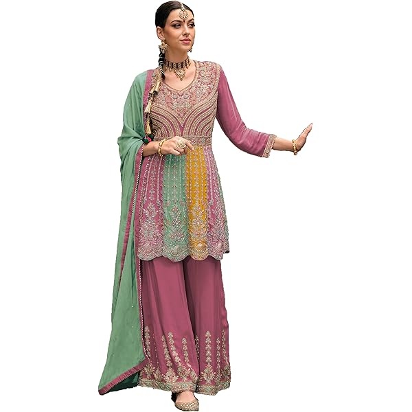 Sharara Suits For Women The Kurti Bazaar Reception Wear Ready To