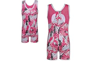TFJH E Gymnastics Leotard with shorts for Little Girls Dancing Biketard One-Piece