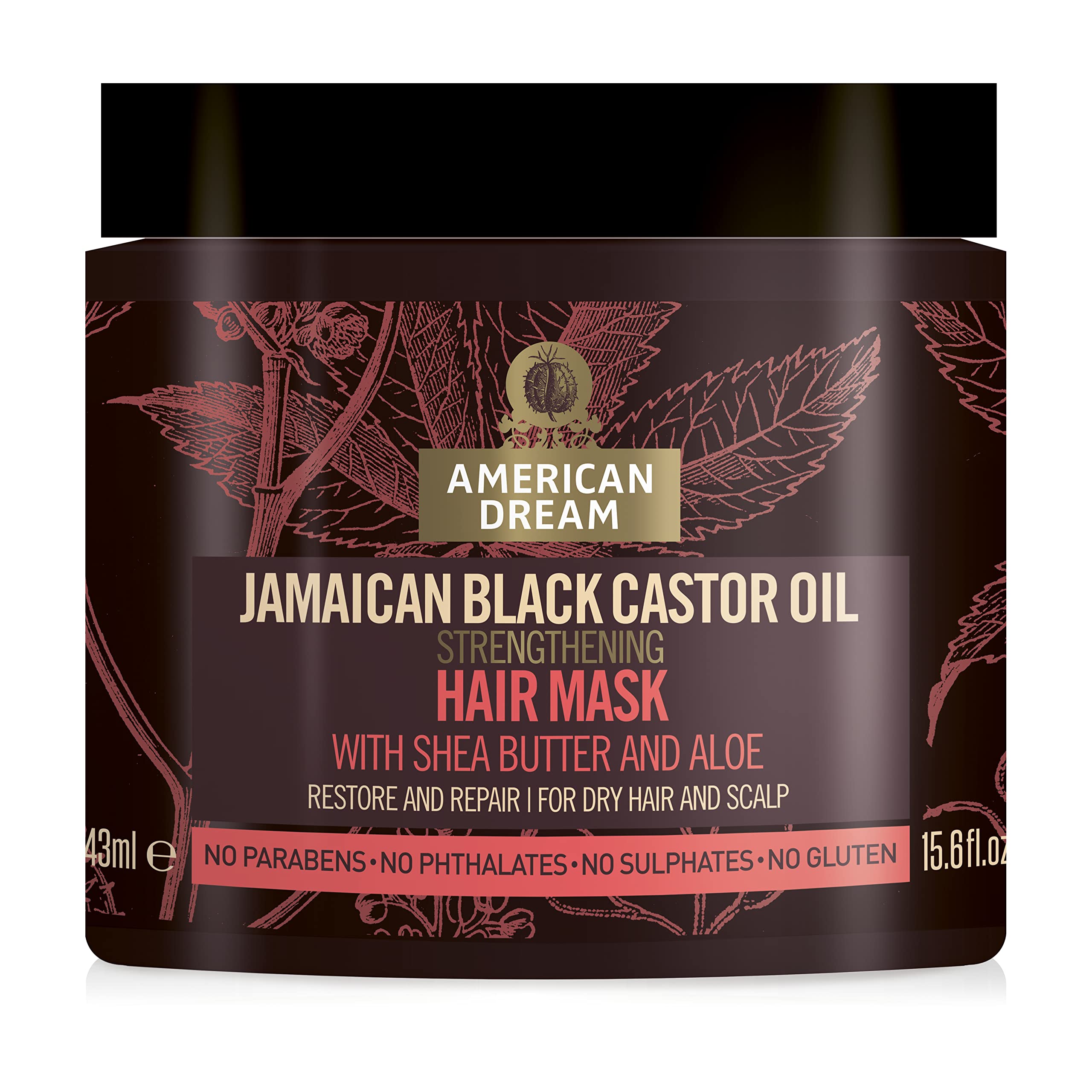 Jamaican Black Castor Oil Strengthening Hair Mask with Shea Butter & Aloe 443ml