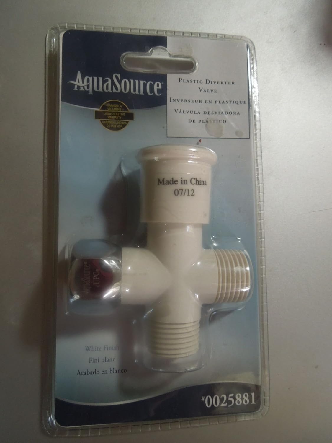 Kitchen/Bathroom Diverter Valve Plastic Home Improvement