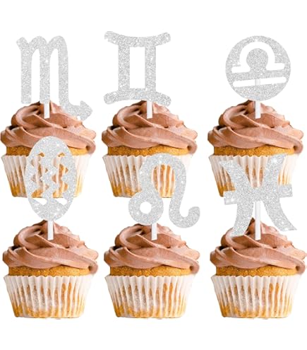 12pcs Virgo Cupcake Toppers Glitter 12 Constellation Virgo Cake Toppers August September Birthday Cake Decoration Horoscope Astrology Birthday Party B763ff26 80a2 4c69 951d 336211b8f30a.e7f45c28a54830b93a166fb4e59c721e