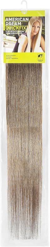American Dream Human Hair Clip In Extensions 18" Mixed Blondes Colour 22/60/613 view 4