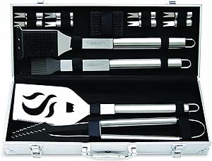 Kit De Grill Cuisinart CGS-507 - 7 Outils Pour Barbecue (spatules, Flacons, Anneaux à œufs)