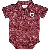 Two Feet Ahead Space Dye Short Sleeve Golf Polo Baby Bodysuit Creeper Newborn Infants Sizes 0-3M-6M-12