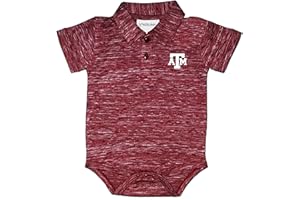 Two Feet Ahead Space Dye Short Sleeve Golf Polo Baby Bodysuit Creeper Newborn Infants Sizes 0-3M-6M-12