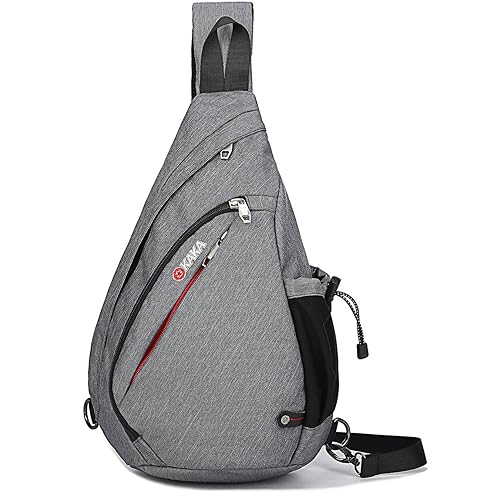 Mens Sling Backpack With Water Bottle Holder Literacy Basics