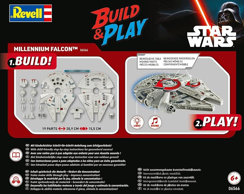 Modellbau Millennium Falcon (Light/Sound): Build & Play