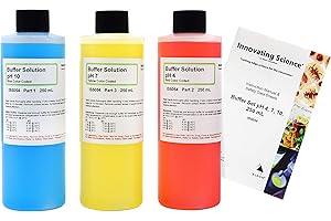 ALDON Innovating Science 250mL Buffer Calibration Kit - pH 4, 7, and 10 Solutions