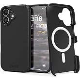 Crave Compatible with iPhone 17 Case, [Compatible with MagSafe] Shockproof Protection Dual Layer Case for Apple iPhone 17 (6.3 inch) - Black