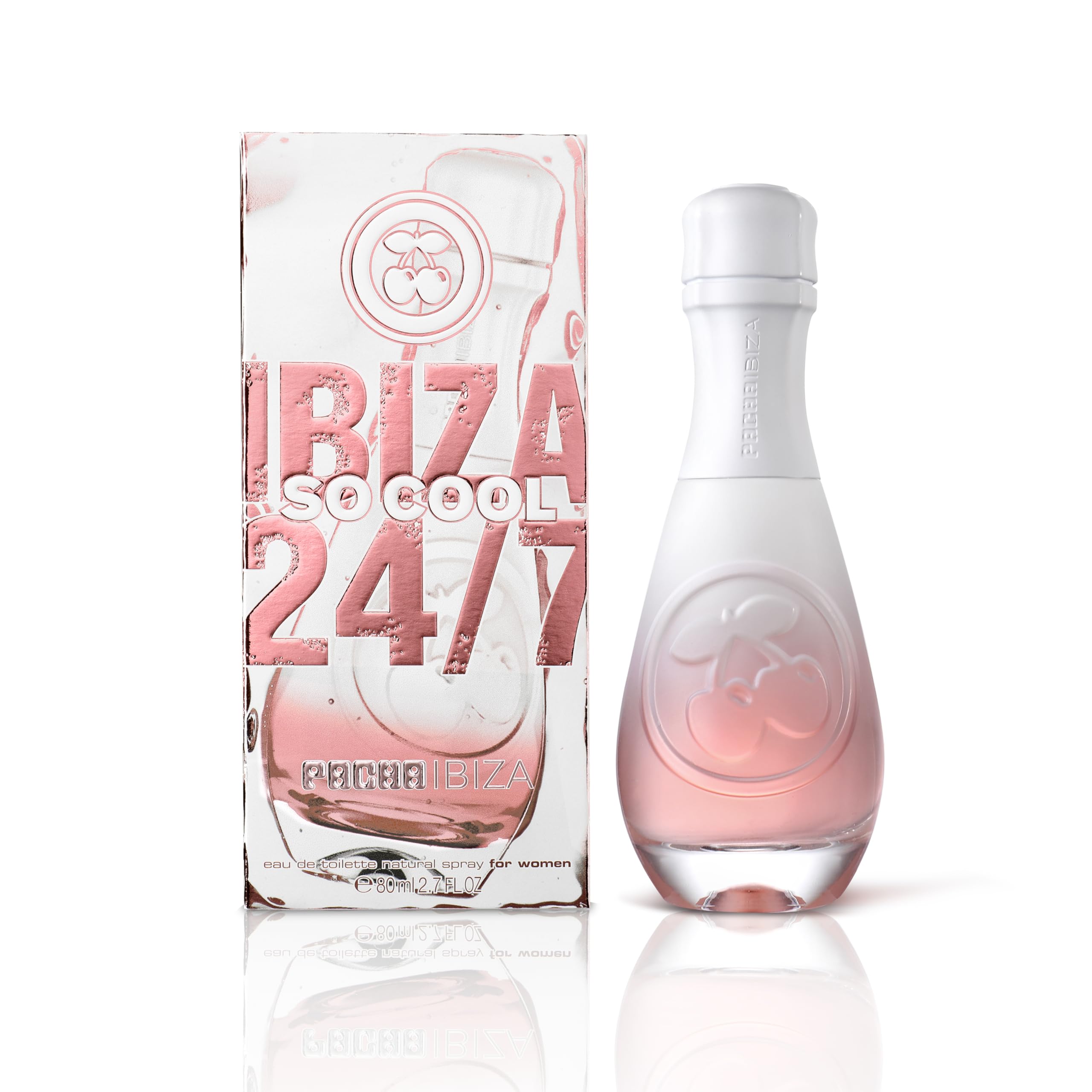 Pacha Ibiza Perfumes - Ibiza 24/7, Eau de Toilette for Women - Long Lasting - Fresh, Charming and Sexy Fragance - Citrus Floral and Oriental Notes - Ideal for Day Wear - 80 ml