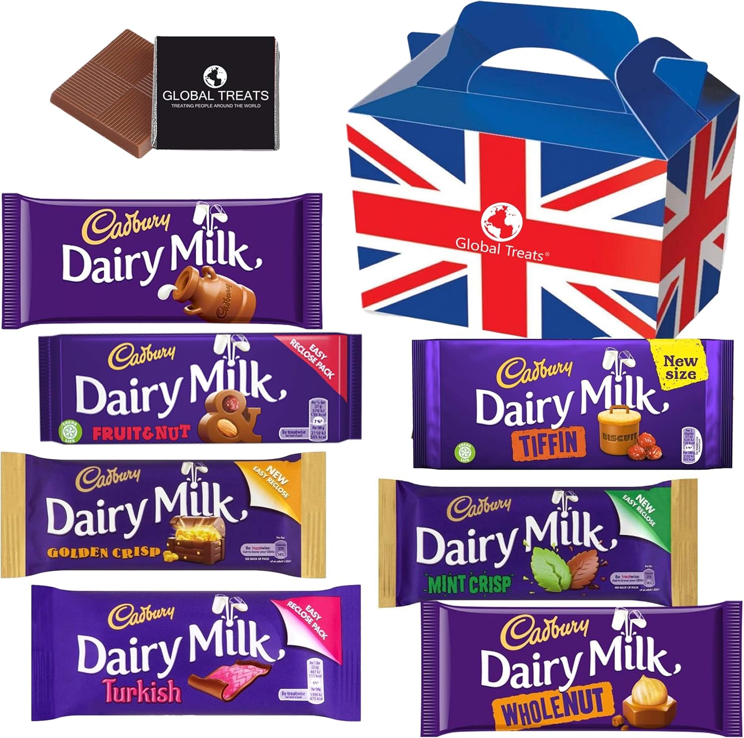 Cadbury Chocolate Bars Selection of Cadbury UK Chocolate. 7 Irish