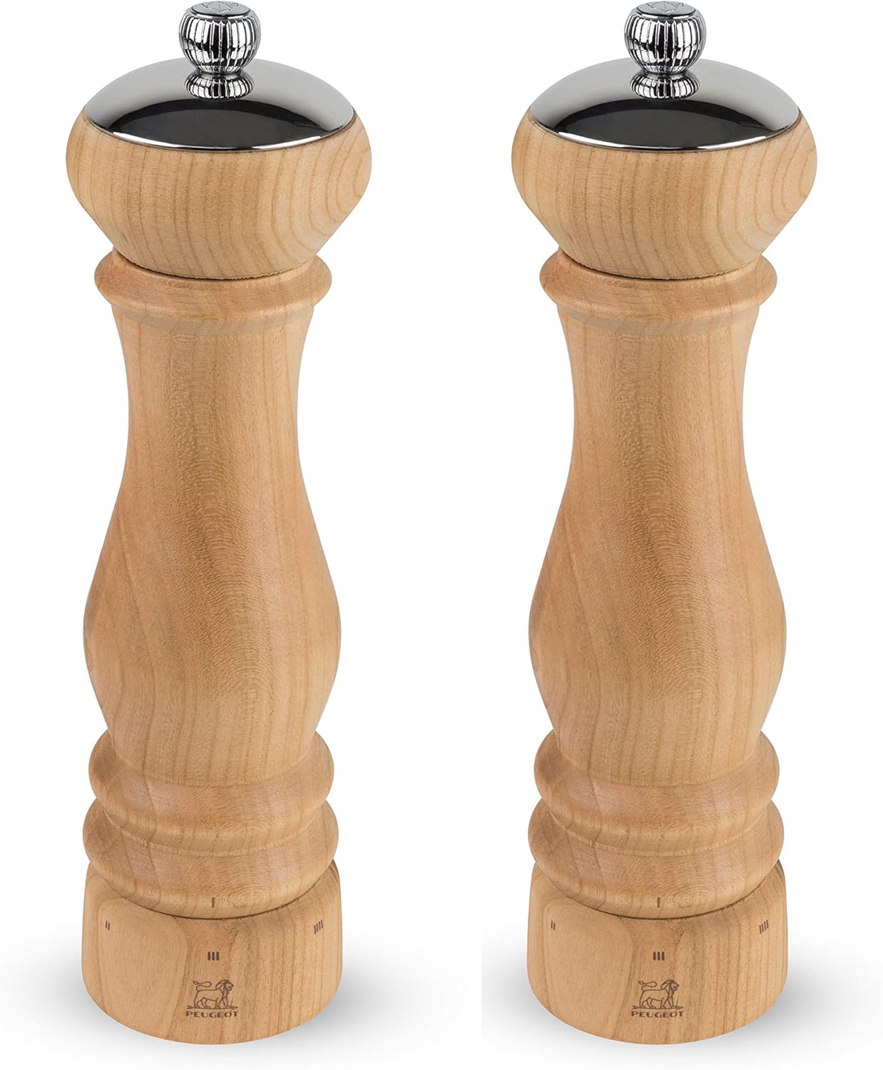 Peugeot Paris Icone USelect 9Inch Pepper & Salt Mill Set Walnut Pepper Mills