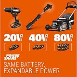 WORX WG779E.2 40V Cordless Lawn Mower 34 cm 230 m² PowerShare 2x2.0Ah view 9