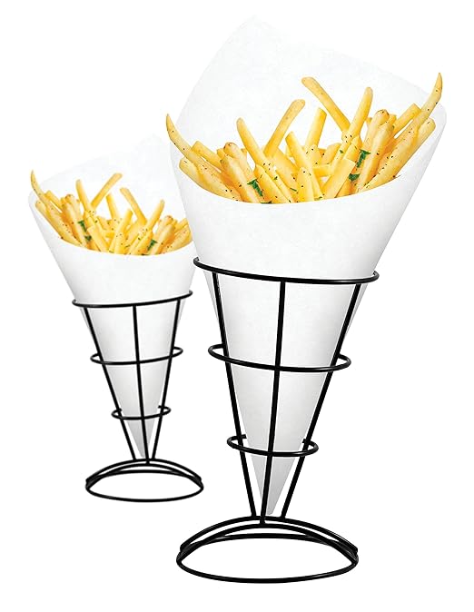 Amazon.com: 2-Piece Francés Fry Soporte Soporte para cesta ...
