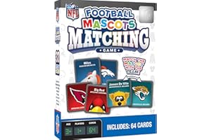 MasterPieces Sports Games - NFL Mascots Matching Game - Game for Kids and Family - Laugh and Learn