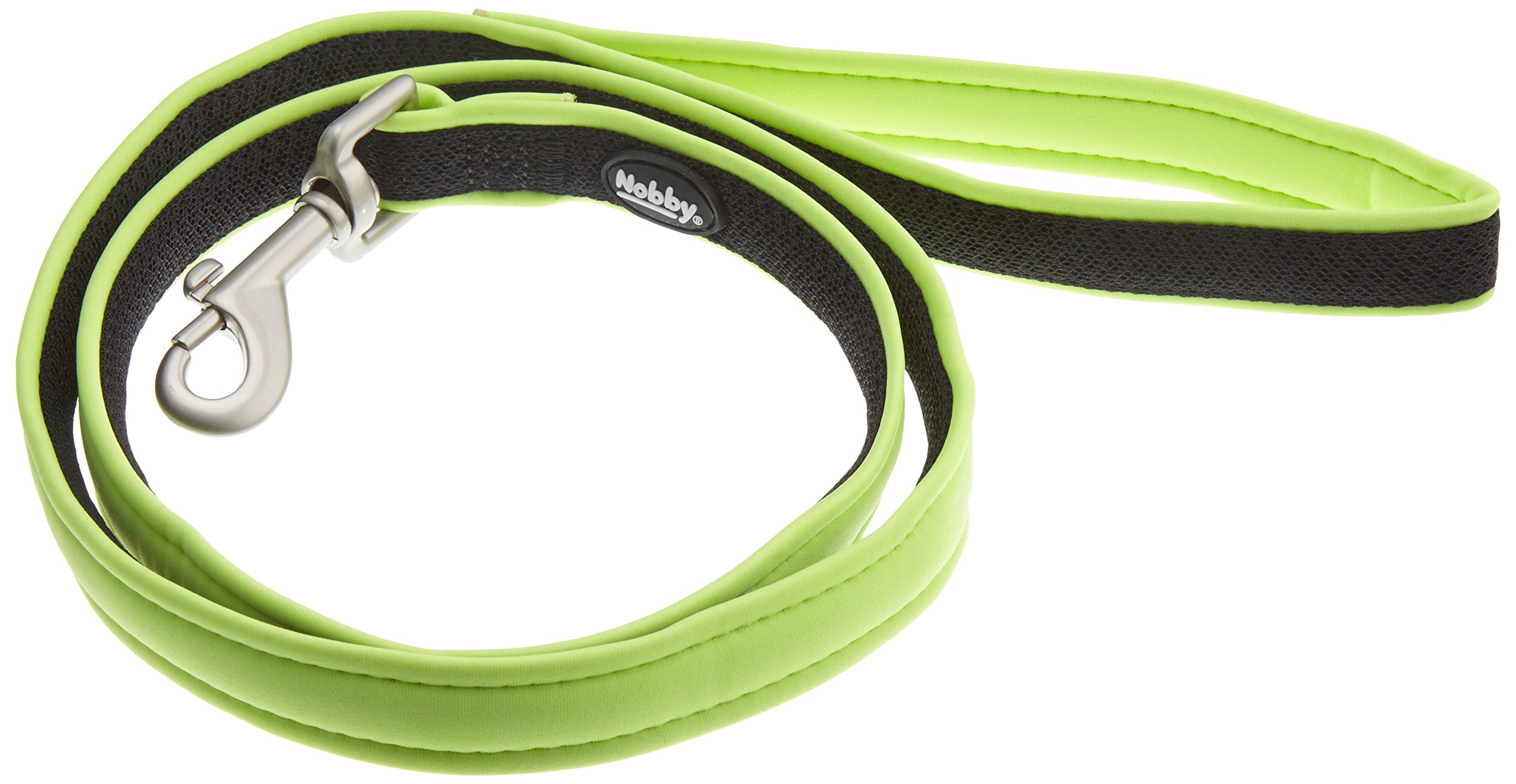 Nobby Preno Mesh Dog Lead, 120 cm/15-20 mm, Neon Yellow — image 1