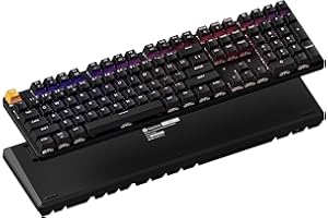 Keychron KJ5 Wireless Custom Mechanical Keyboard, 2.4 GHz Bluetooth QMK Full-Size Layout RGB, Hot-swappable Banana Switch Com