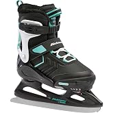 Bladerunner Ice by Rollerblade Micro Ice XT Girls, Junior, Adjustable, Black and Teal, Ice Skates