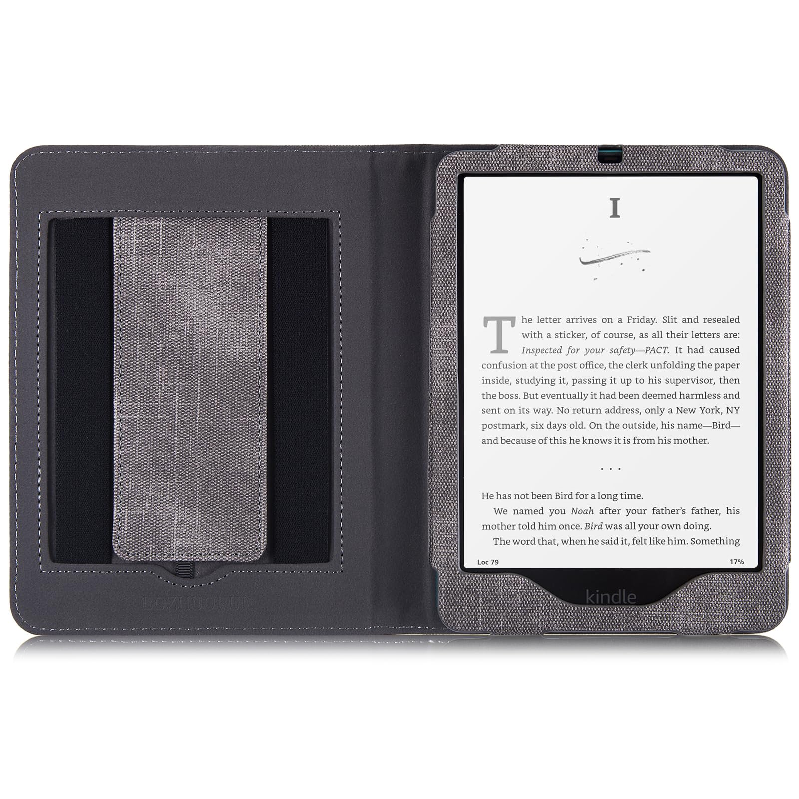 BOZHUORUI Stand Case for Kindle Paperwhite 12th Generation & Kindle Colorsoft Signature Edition eReader (7