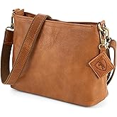 BERLINER BAGS Vintage Genuine Leather Shoulder Bag Marbella S, Small Crossbody Purse for Women