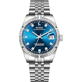 BUREI Men's Automatic Watches Luxury Stainless Steels Waterproof Watches for Men Gifts for Men