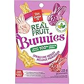 REALFRUIT Easter Bunnies Gummy Candy - Mixed Fruit Plant Based Easter Gummies, No Artificial Colours or Flavours, Gift Candy,