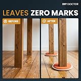 DIY Doctor The Original Deluxe Super Sliders 1 Pack Carpet Wood Floors view 2