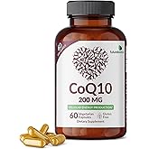 Futurebiotics CoQ10 200 MG Cellular Energy Production, 60 Vegetarian Capsules