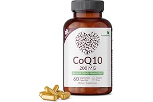Futurebiotics CoQ10 200 MG Cellular Energy Production, 60 Vegetarian Capsules