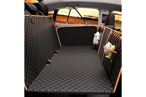 CHILINO Back Seat Extender for Dogs,Holds 420lbs,Waterproof Dog Car Seat Cover for Back Seat with Hard Bottom,2025 Upgraded Material Dog Hammock for Car,Easy to Use and Clean