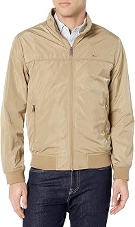 Dockers Men's Classic Stand Collar Bomber Jacket