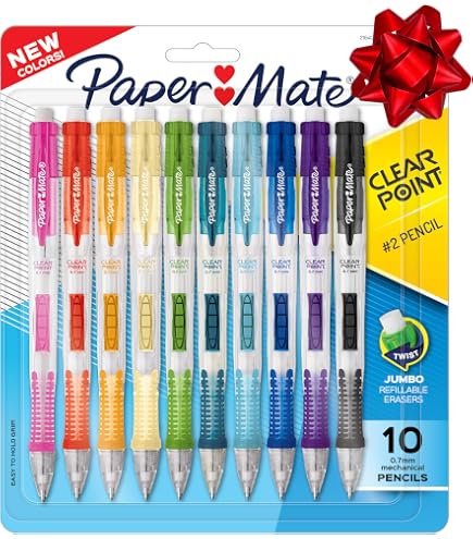 June Gold 72-Pack Mechanical Pencils - 0.9mm HB #2 Lead With Refills, Erasers & Side Click - View #5