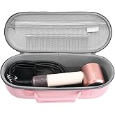 RLSOCO Portable Case for Dyson Supersonic Travel Hair Dryer HD19 - Pink | Protective Travel Bag for Dyson HD19 Hair Dryer and Attachment (Case Only)