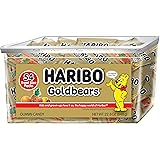 Haribo Goldbears Original Flavor Tub, Individually Wrapped, 54 Count per pack, 22.8 Ounce