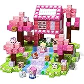 GobiDex 200PCS Magnetic Blocks Kid Building Toys for 3+ Years Old Girls, Upgraded STEM Sensory Gifts for Princess, Kids Magnets Game for Toddler