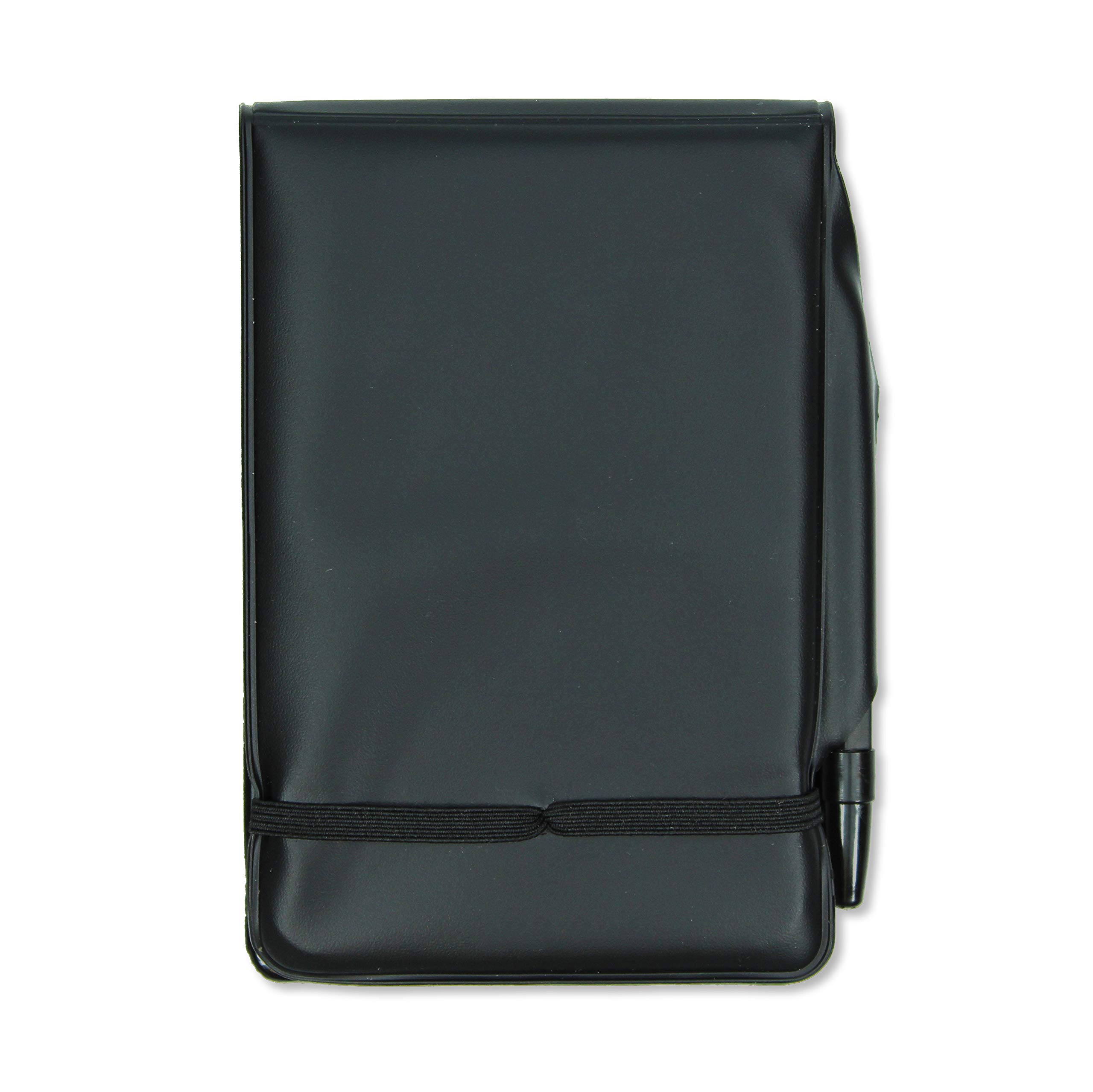 Silvine Elasticated Pocket Notebook with 160 Pages and Durable PVC Covers with Pen 191P