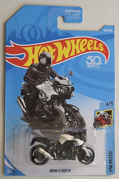 Amazon Com Hot Wheels 2018 Hw Moto Bmw K 1300 R Motorcycle 356 365 White Toys Games