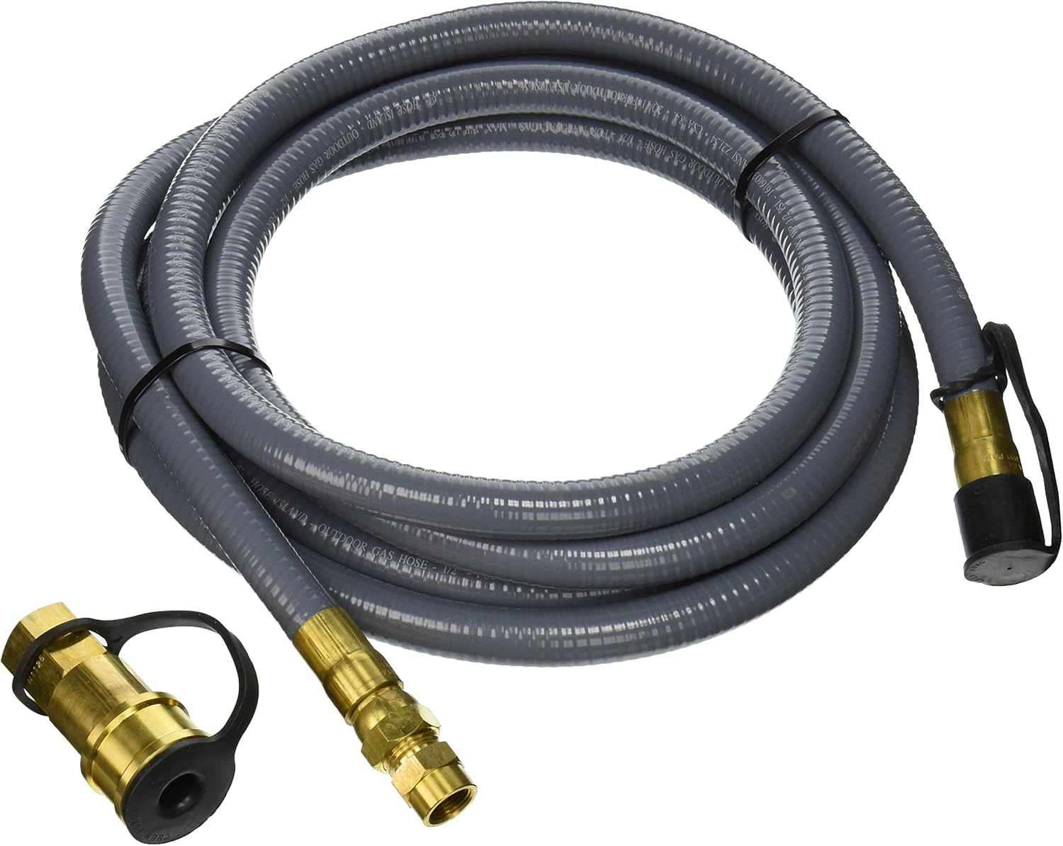 SUNSTONE NGHose 12Feet Natural Gas Hose/Quick Connect, 1/2Inch