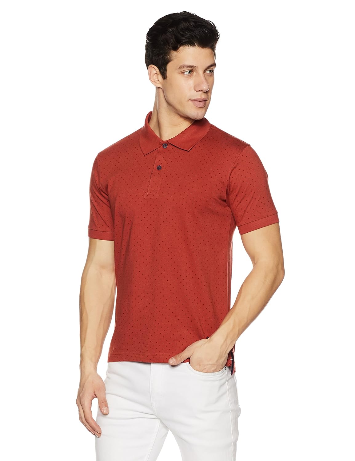 symbol amazon brand men's all over printed polo t-shirt