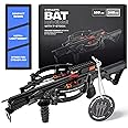BALLISTA BAT Reverse with Buttstock Draw Compound Crossbow for Hunting, Fishing and Target - Fast 340 fps, Powerful 150 lbs, Lightweight 4 lbs
