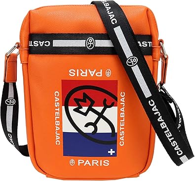 Amazon カステルバジャック Castelbajac 064 101 オッシュ ボディバッグ メンズ ミニ ショルダー レディース ショルダーバッグ 人気ブランド オレンジ Castelbajac カステルバジャック ショルダーバッグ