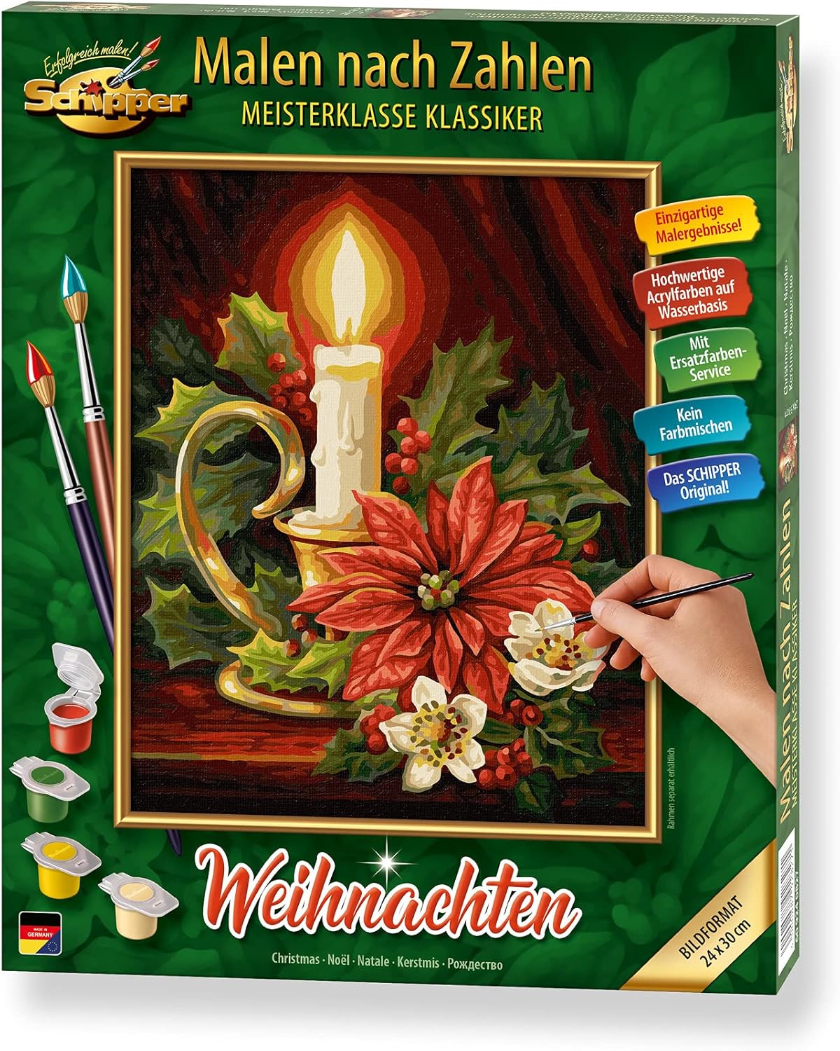 Schipper 609240827 Painting by Numbers Christmas Pictures for Adults